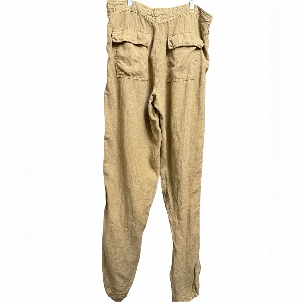 Ermenegildo Zegna Light Beige Linen Casual Trousers